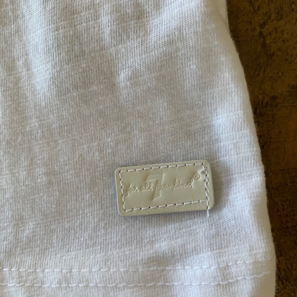 7 FOR ALL MANKIND GIRLS STRIPED TODDLER OVERALL - Picture 6 of 7